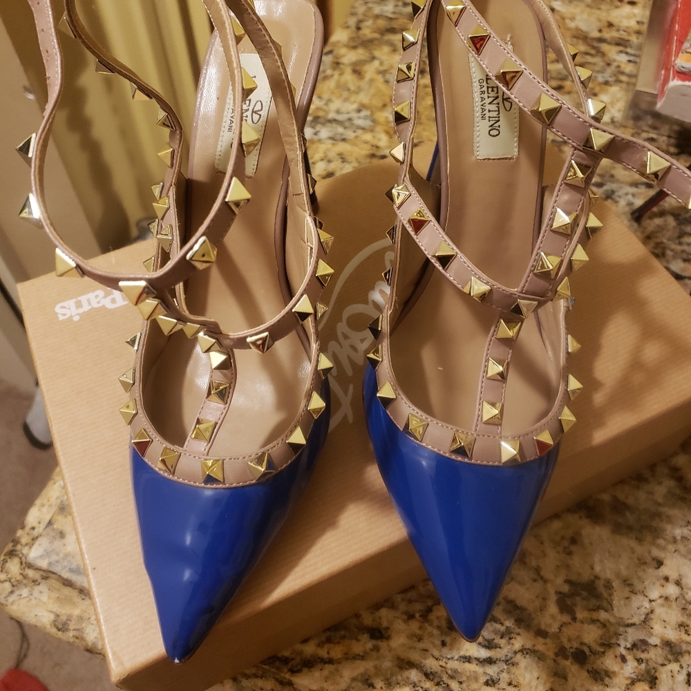 - Valentino Studded Heels-Shoe